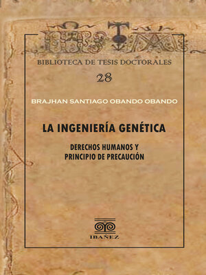 cover image of La ingeniería genética